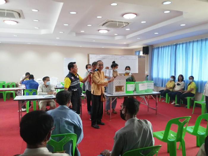 อบรมผู้ดำเนินการเลือกตั้งนายกเทศมนตรีและสมาชิกสภาเทศบาล